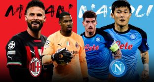 Milan-Napoli, è febbre Champions League