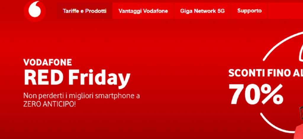 Arrivano i Red Friday di Vodafone: ecco cosa sono e quali modelli di smartphone si potranno ricevere in super offerta.