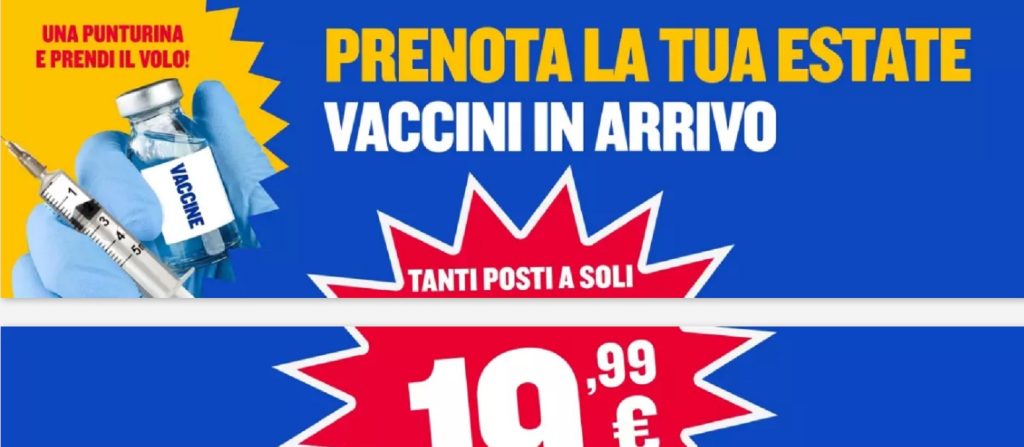 Ryanair lancia la pubblicità 
