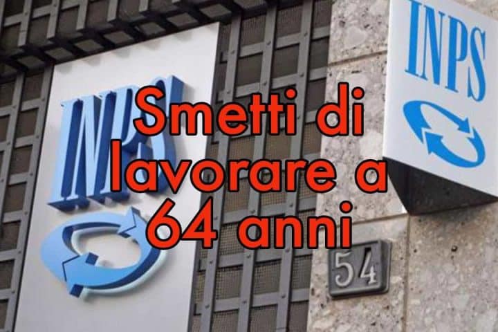 In pensione nel 2025 si potrà andare tre anni prima, ma con 1.400 euro al mese di pensione minima e con la combinazione 64+20 completata.