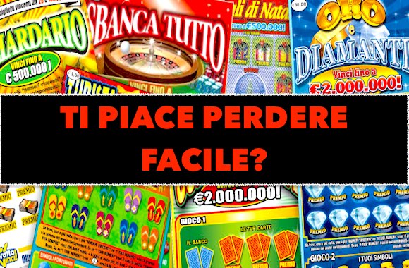I Gratta e vinci sono pubblicizzati dai monopoli di stato come un metodo facile per vincere. Si tratta, invece, di un tipo di gioco d’azzardo legale dove a vincere veramente è soltanto lo Stato poichè ad occuparsi della produzione e della commercializzazione dei biglietti è il monopolio di Stato. I biglietti vincenti, così come dichiarato dai monopoli, sono 1 su 4, ma permettono veramente di vincere cifre astronomiche che cambiano la vita? Gratta e vinci: il gioco d’azzardo legalizzato Andando in una qualsiasi tabaccheria è possibile trovare moltissimi tipi di Gratta e vinci, da 1 euro a 20 euro. Le