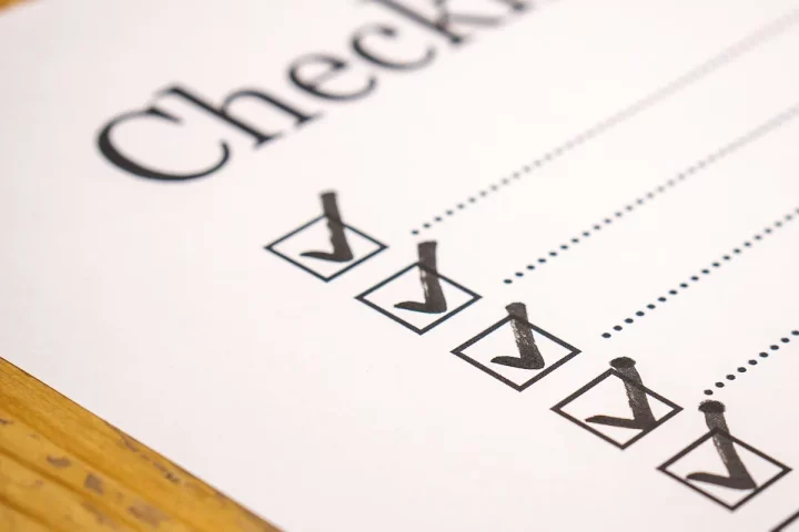 checklist modello red al caf